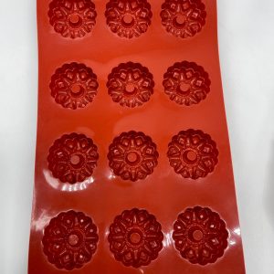 Moldes de silicona-Flor tres