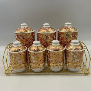 Especiero porcelana - Arabé Rojo