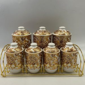Especiero porcelana - Arabé Marrón