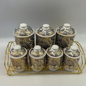 Especiero porcelana - Arabé Azul
