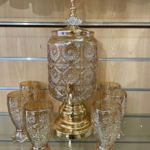 Set de Dispensador de Bebidas con 6 Vasos