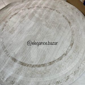 Alfombra Redonda Diseño Minimalista Elegance 200 x 200 - BEIGE