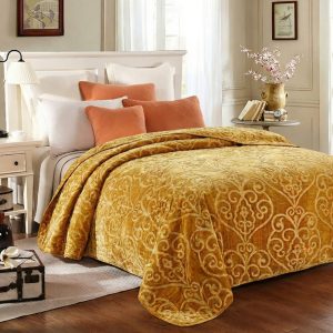 Manta Extra Suave 210 x 230 cm-MOSTAZA SIMPLE