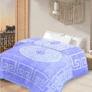 Manta Extra Suave 210 x 230 cm- LILA VERSACE