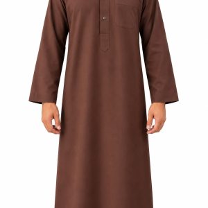 ABAYA / QAMIS  MARRÓN