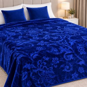 Manta Premium Estampada – 2,5 a 3 kg 240 x 200 - AZUL